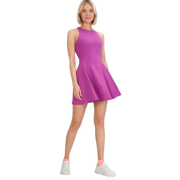 Lululemon Court Crush Dress Women’s Size 8 Vivid Plum Athletic Tennis